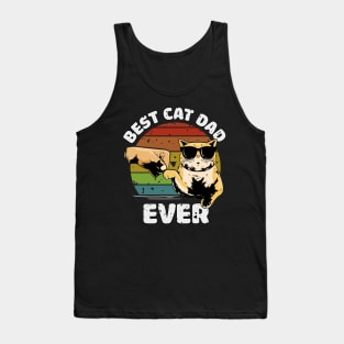 THE BEST CAT DAD Tank Top